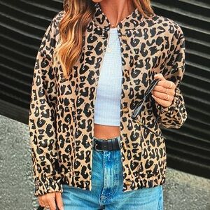 Leopard Print Women's Jacket